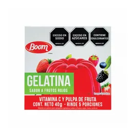 Gelatina sabor a frutos rojos Boom (40 g / 1.4 oz)