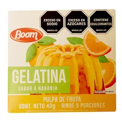 Gelatina sabor naranja boom (40 g / 1.41 oz)