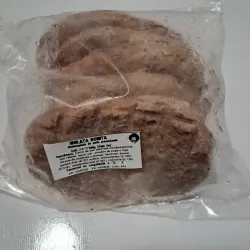 Hamburguesa de pollo precocinada Mulata Bonita (500 g / 1.1 lb) , 4 unidades 