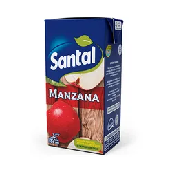 Jugo Santal de manzana 🍎 Caja de 24 juguitos de 200 ml cada uno.
