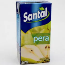 Jugo Santal de pera 🍐 Caja de 24 juguitos de 200 ml cada uno.
