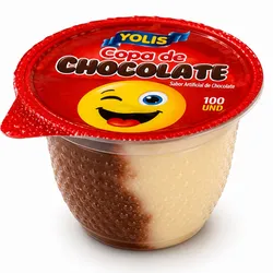 Pote de Copas de Chocolate Yolis