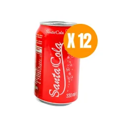 Refresco gaseado de Cola Santa 