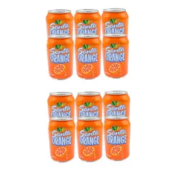 Refresco gaseado de naranja Santa 