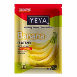 Refresco instantáneo sabor Banana YEYA (10 g)