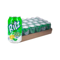 Refresco Ritz de limón, paquete de 24 unidades. 🥤🍋