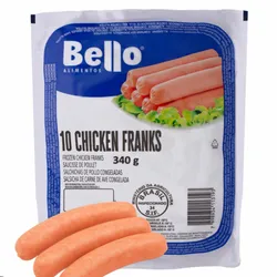Salchichas de pollo Bello 