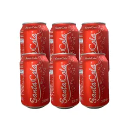SixPack de refresco Santa  Cola 