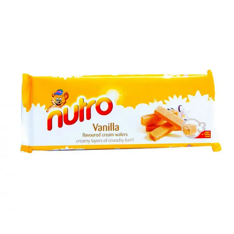 Sorbetos rellenos con crema sabor vainilla Nutro