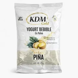 Yogurt en polvo sabor piña, 215 g, KDM Gold