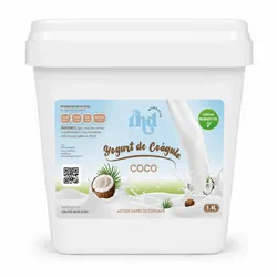 Yogurt probiótico de coágulo sabor Coco, 1,4 L, RHD