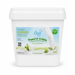 Yogurt probiótico de coágulo sabor Guanábana, 1,4 L, RHD
