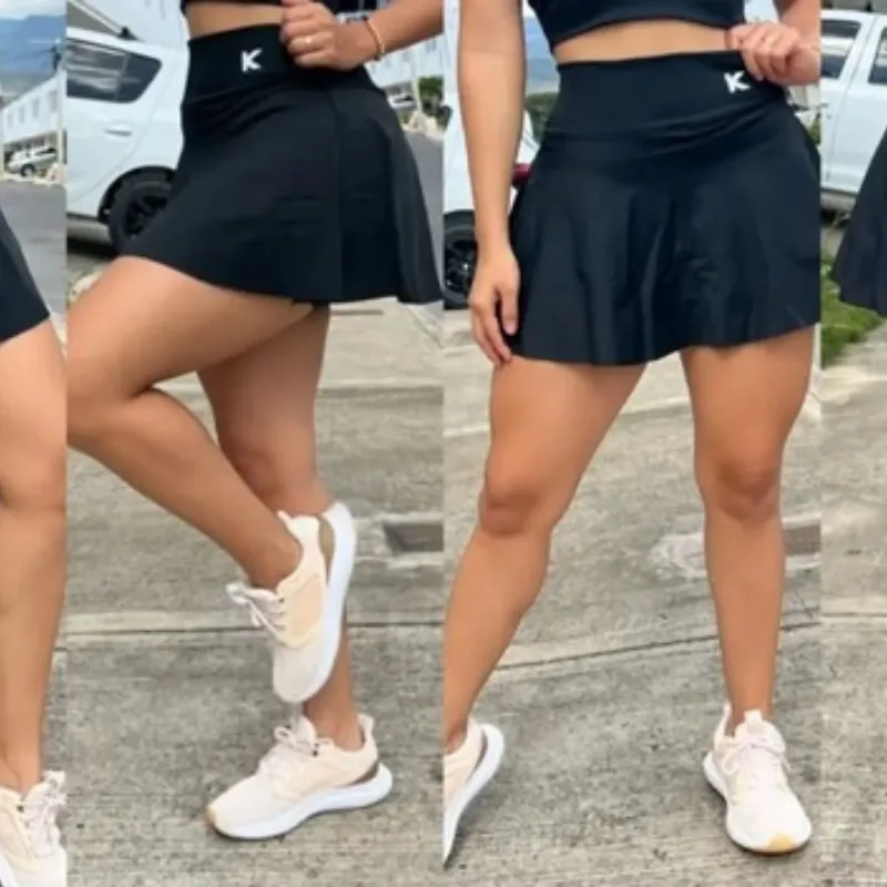 Falda short kirios da Comodidad y Flexibilidad (con licras abajo)