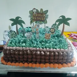 Cake tamaño bandeja personalizado 