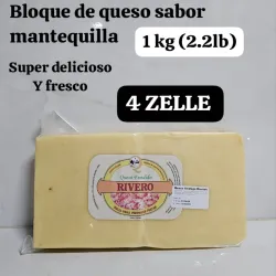 Bloque de queso sabor mantequilla