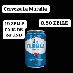 Caja de cerveza La Muralla 