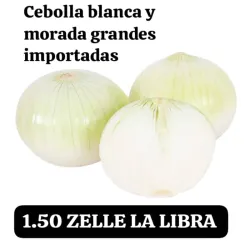 Cebolla blanca y morada 
