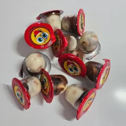 Copitas de chocolate y vainilla
