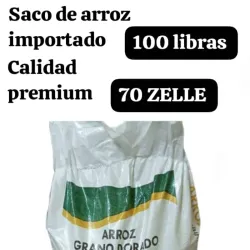 Saco de arroz importado 