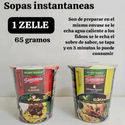 Sopas instantaneas 