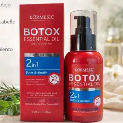 BOTOX Y QUERATINA  MULTIEFECTO  ACEITE ESENCIAL PARA EL CUIDADO DEL CABELLO  2 en 1
