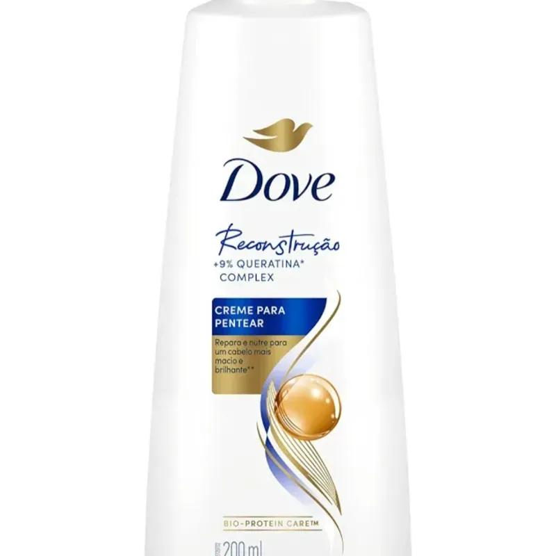 Crema de peinar Dove Reconstruction para un cabello fuerte y saludable desde el primer uso. 