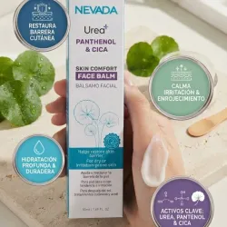 Crema Facial Reparadora formulada para ayudar a restaurar la barrera cutánea y mantener la piel protegida frente a la resequedad.