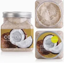 EXFOLIANTE CORPORAL CON COCO. NATURAL. (Para todo tipo de piel) 500ml