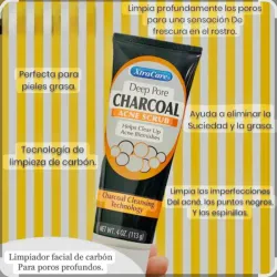 EXFOLIANTE PARA EL ACNÉ. 1% ácido salicílico y carbon activado. XtraCare. 113 gramos