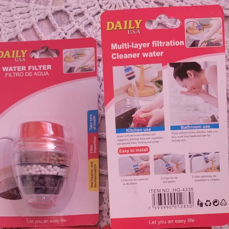 Filtro de agua para llave de fregadero 