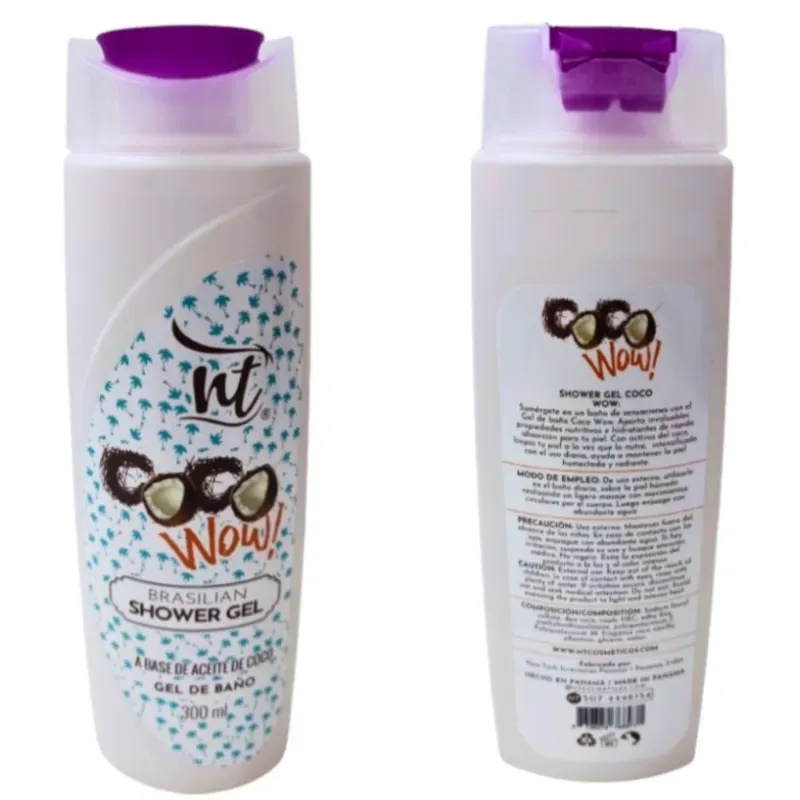 Gel de baño a base de aceite de coco Brazilian Wow(300 ml / 10.5 fl.oz)