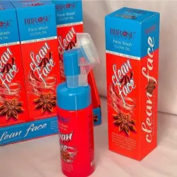 Jabón facial espumoso con aceite de clavo.  150ml