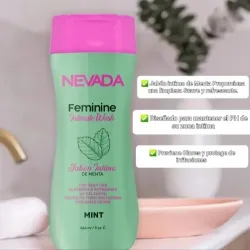 Jabón Íntimo Femenino de Menta Nevada. 