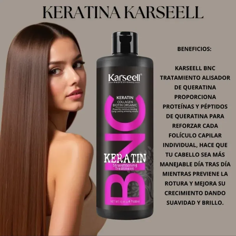 Keratina Karseell original Sellada 500ml. Precio: 35 USD