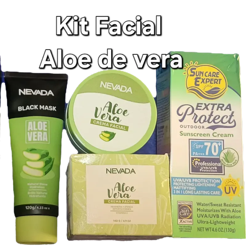 Kit Facial Aloe de vera 