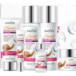 Kit Facial Baba De Caracol Y Colageno Rejuvenece Marca SADOER