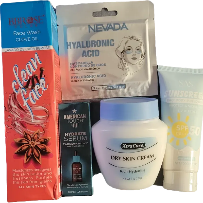 Kit facial con acido hialurónico 