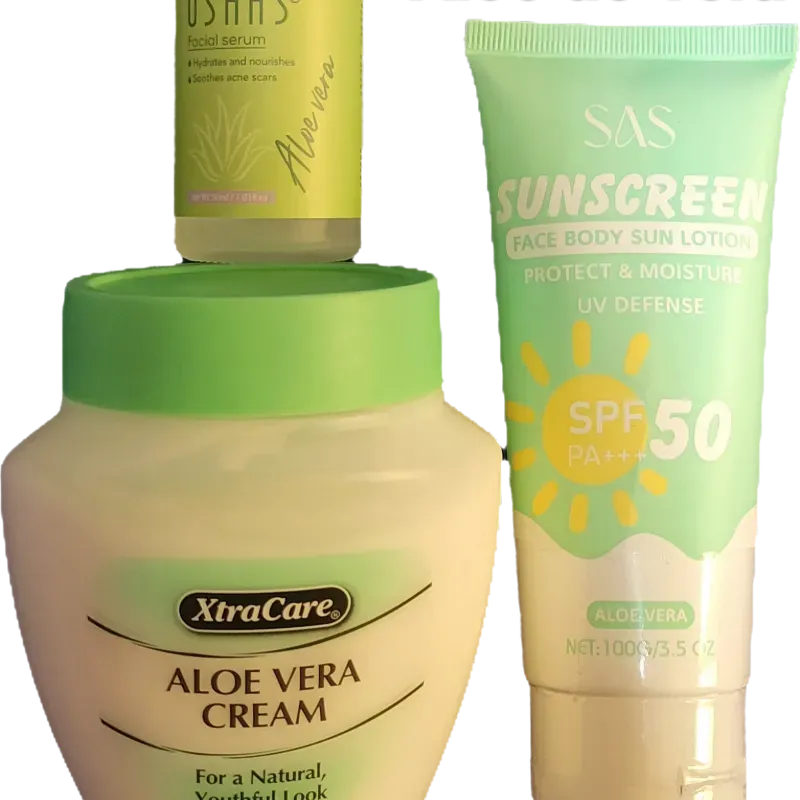 Kit  Facial de Aloe de vera 