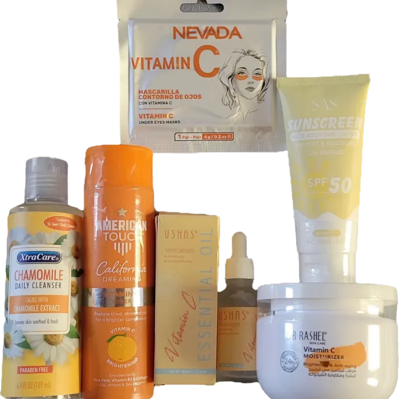 Kit Facial Hidratante Anti-Manchas Vitamina C