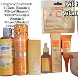 Kit Facial Hidratante Anti-Manchas Vitamina C