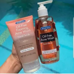 Kit Facial para pieles Propensas al acné. Limpiador y Exfoliante. Acido Salicílico y Pomelo