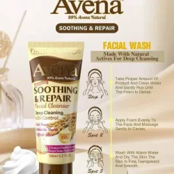 LIMPIADOR FACIAL REPARADOR CALMANTE DE AVENA. 150ml