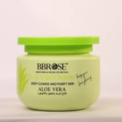 Mascarilla facial de arcilla de aloe vera. Bbrose. 250ml