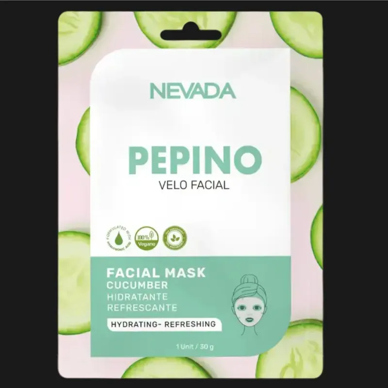 Mascarilla Facial Nevada Pepino Velo 