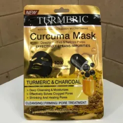 MASCARILLA FACIAL WOKALI CURCUMA & CHARCOAL 1PZA