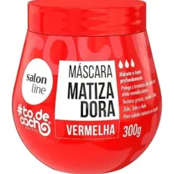 Mascarilla Matizadora Rojo 300 gramos. Salon Line. Marca Brasileña 