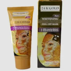 Mascarilla Peel-Off. Blanqueadora con caviar y oro