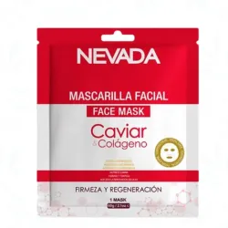 Mascarilla velo Facial.  Caviar y Colágeno marca Nevada 