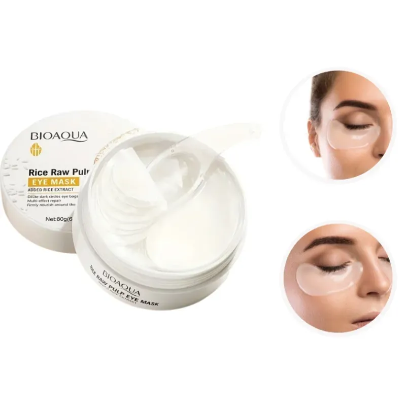 Parches De Ojos con Arroz para combatir las Ojeras. 