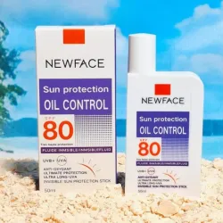 Protector Solar 80 SPF. Contiene: 50ml. NEW FACE